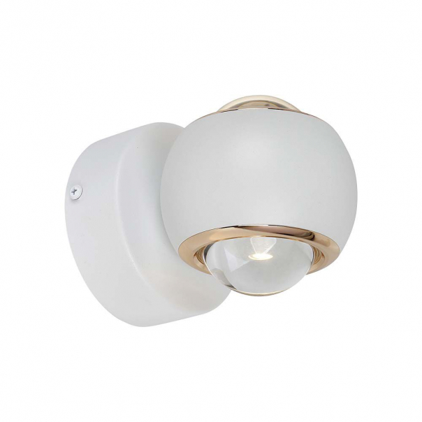 10W LED Lampa Ścienna LED / Barwa: 3000K / Obudowa: Biała           - 23008 - V-TAC