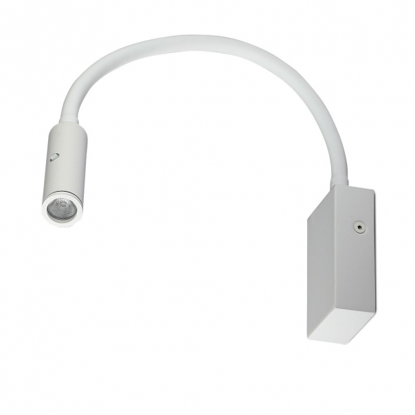 3W Hotelowa lampa Ścienna LED) / Barwa: 3000K / Kolor: Biały            - 211486 - V-TAC