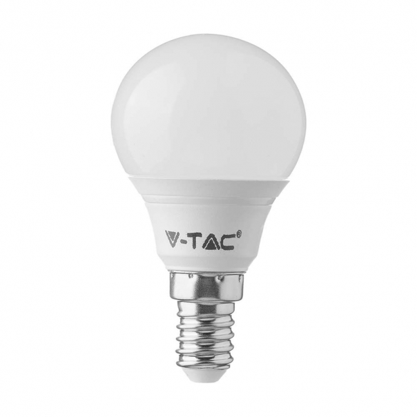 4.5W P45 Żarówka LED / Chip SAMSUNG / Barwa:4000K / Trzonek:E14 - 21169 - V-TAC
