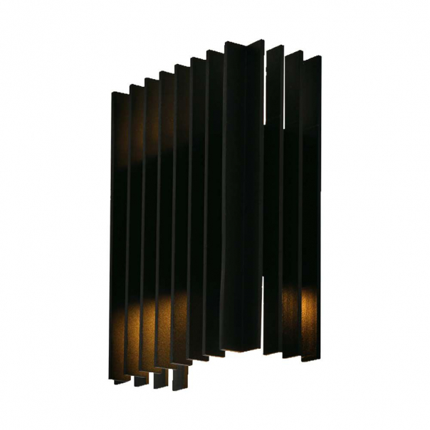 2*6W Lampa ścienna LED (W141*D65*H200mm) / Barwa: 4000K / Obudowa: Czarna            - 10560 - V-TAC