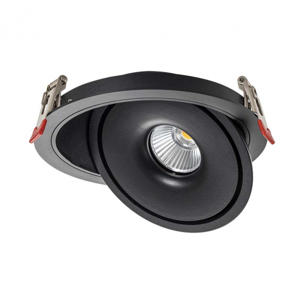 12W Oprawa COB Downlight LED / Barwa: 3w1 / Obudowa: Czarna - 10578 - V-TAC