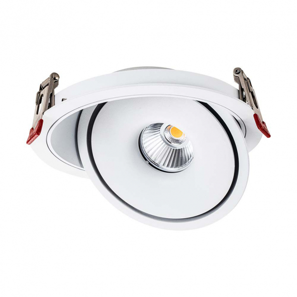 12W Oprawa COB Downlight LED / Barwa: 3w1 / Obudowa: Biała            - 10579 - V-TAC