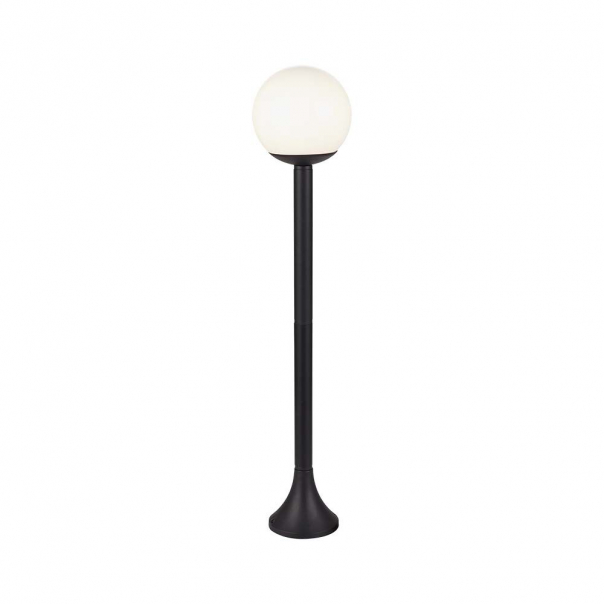 Lampa stojąca LED / Trzonek: E27 / Kula / Kolor: Czarna             - 11827 - V-TAC