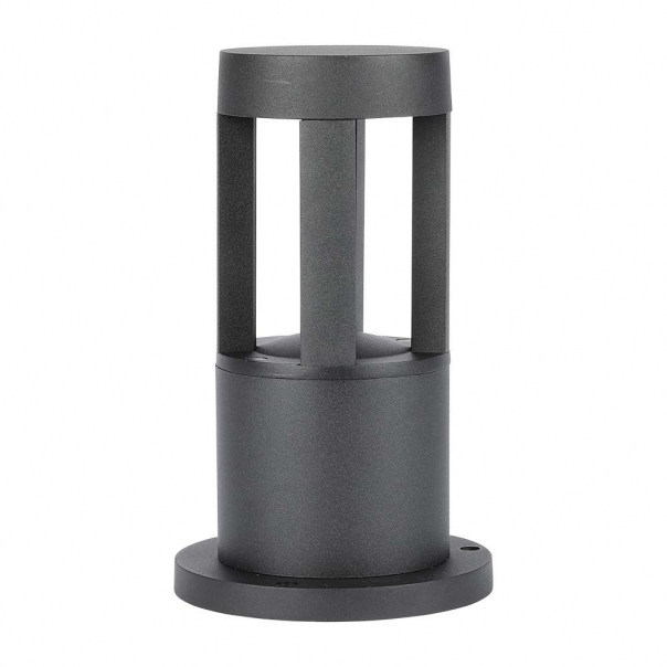 10W Słupek ogrodowy / Barwa:4000K / Obudowa: Czarna / Wysokość 25 cm - 128323 - V-TAC