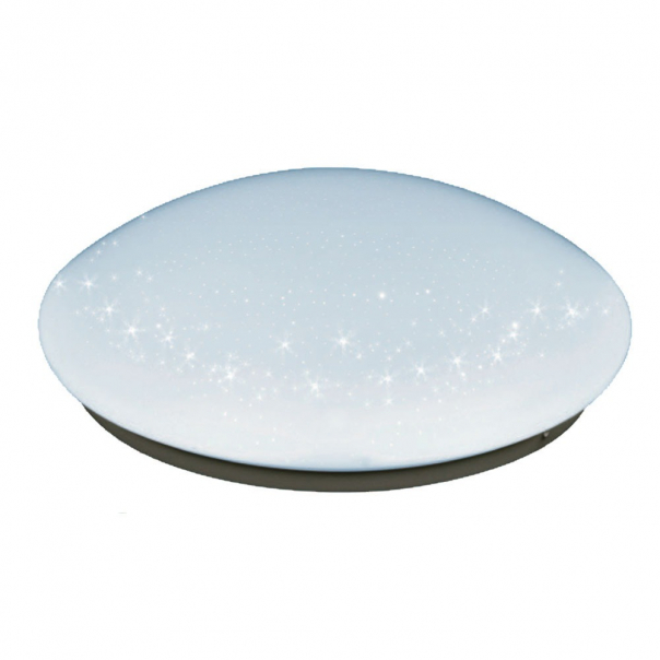 18W Plafon LED / Klosz: Efekt gwiazdek / Barwa:3000K - 1376 - V-TAC