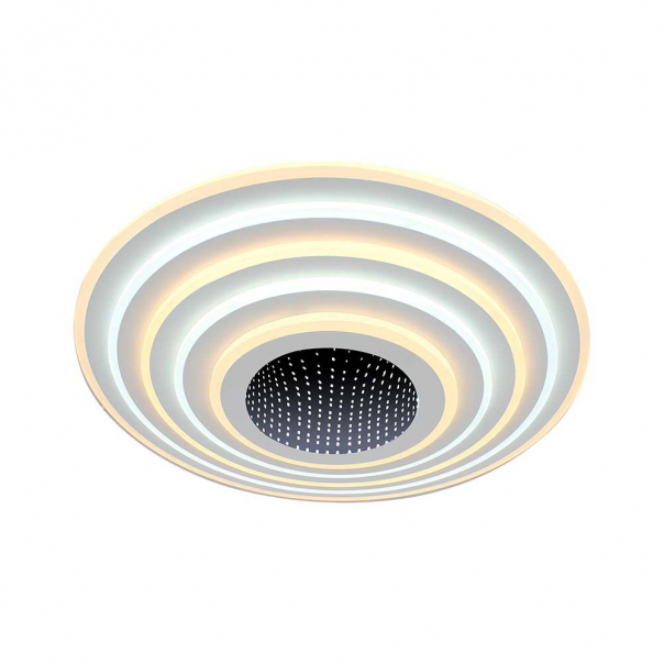 120W Dekoracyjna lampa sufitowa  LED (D50*9CM) / Barwa: 3000K+6000K / Ściemniana / Obudowa: Biała        - 15359 - V-TAC