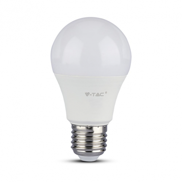  12W Żarówka LED A60 / Chip SAMSUNG / Barwa:6400K / Trzonek:E27 / ściemniana - 20185 - V-TAC