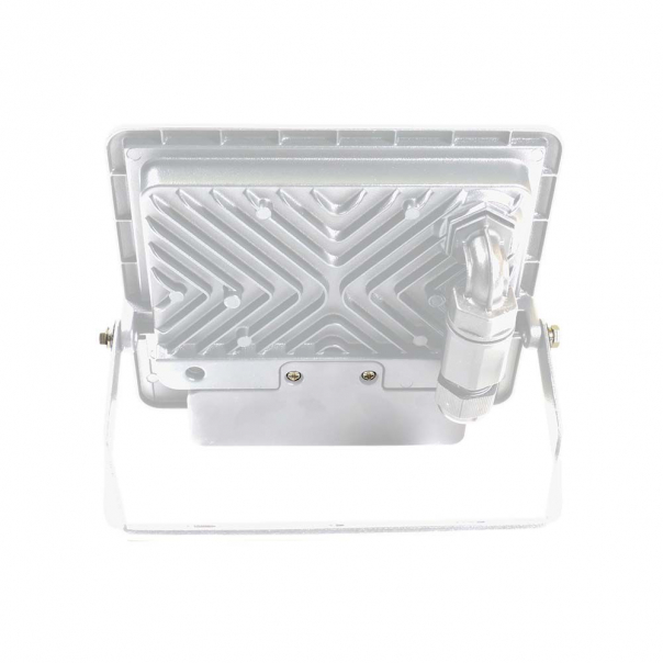 30W Naświetlacz LED SMD z czujnikiem ruchu i mufą kablową / Chip SAMSUNG / Barwa:4000K / Obudowa: Biała - 20275 - V-TAC