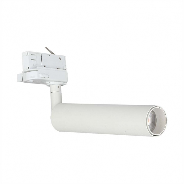 15W Lampa LED na szynoprzewód / Chip Samsung / Barwa: 3000K / 5 lat gwarancji / Obudowa: Biała     - 21356 - V-TAC