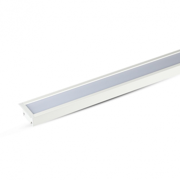 40W Oprawa Liniowa LED Podtynkowa / Chip SAMSUNG / Barwa:4000K / 5 Lat gwarancji / Obudowa: Biała - 21381 - V-TAC
