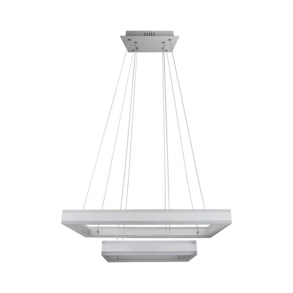 115W Lampa Wisząca / Klosz: Aluminium / Barwa:3000K / Ściemniana / Biały - 213986 - V-TAC