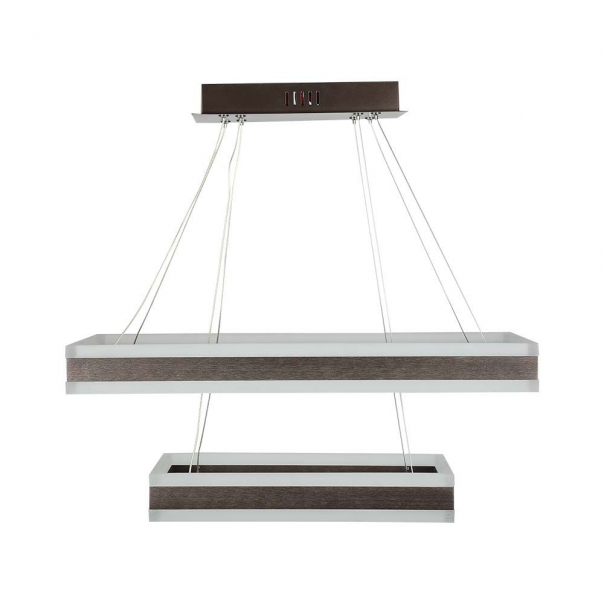 115W Lampa Wisząca / Klosz: Aluminium / Barwa:3000K / Ściemniana / Brązowy - 213988 - V-TAC