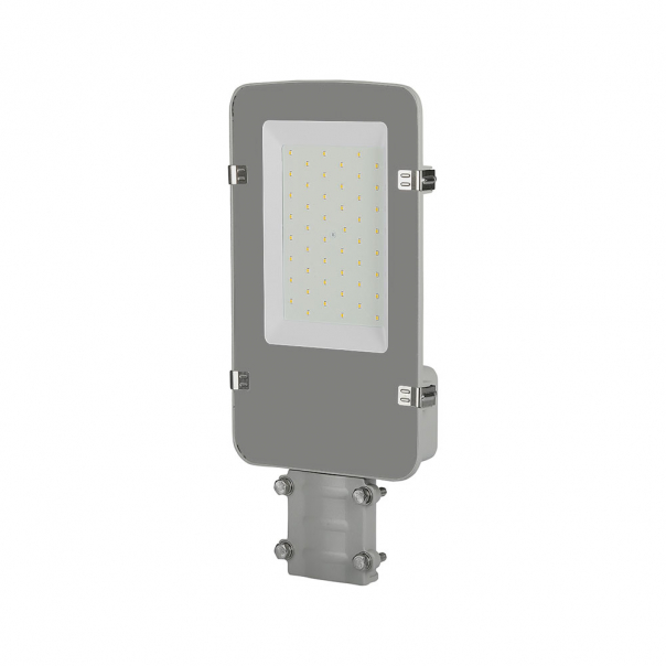 30W Lampa uliczna LED / Chip SAMSUNG / Barwa:6500K / Obudowa: Szara - 215261 - V-TAC