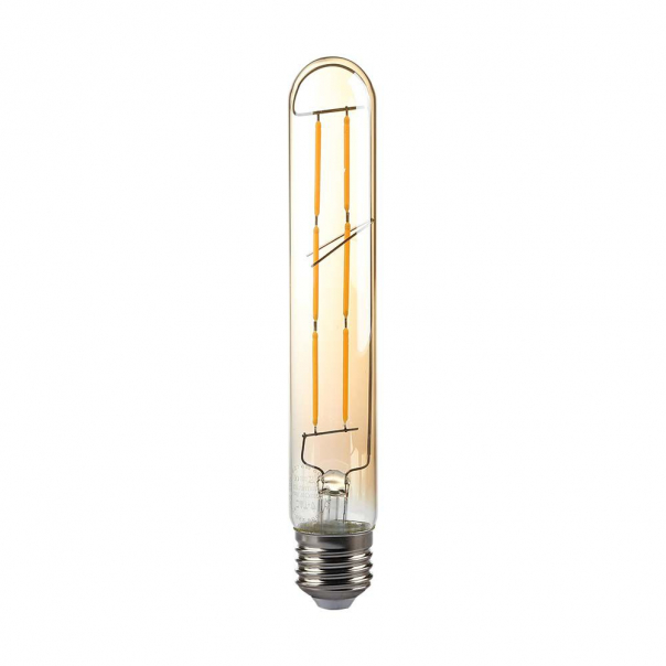 6W T30 Żarówka LED Filament / Klosz Bursztynowy / Barwa:2200K / Trzonek:E27 - 217143 - V-TAC
