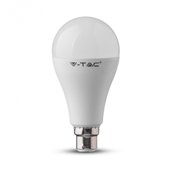 15W A65 Żarówka LED / Barwa:3000K / Trzonek:B22 / Kąt 200'D - 217229 - V-TAC