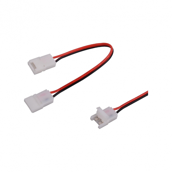 Złączka do taśm LED 1mm / dwustronna z przewodem / IP20 - 2661 - V-TAC