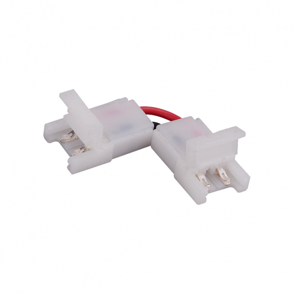 Złączka do taśm LED 10mm / kątowa z krótkim przewodem / IP20 - 2662 - V-TAC