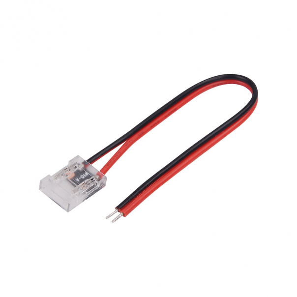 Złączka do taśm LED COB 1mm / zasilająca z przewodem / IP20 - 2665 - V-TAC