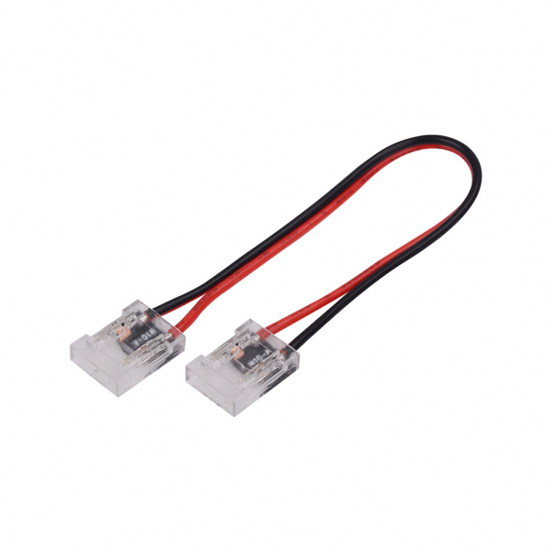 Złączka do taśm LED COB 1mm / kątowa z przewodem / IP20 - 2666 - V-TAC