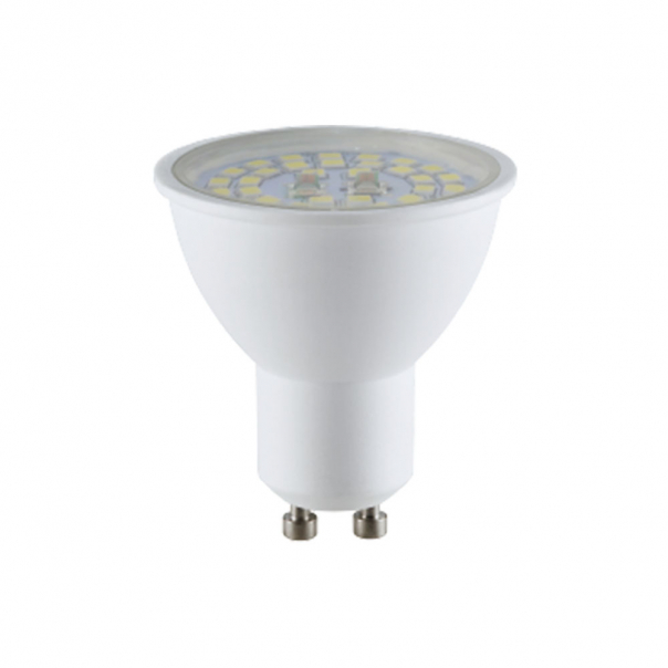  5W GU10 Żarówka LED / Klosz Transparentny / Barwa:3000K / Skuteczność: 160lm/W / Trzonek: GU10 - 2837 - V-TAC