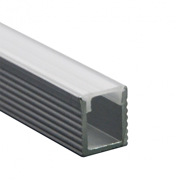 Profil Aluminiowy do paska LED na powierzchniowy / 2000mmx7.8mmx9mm / Klosz: Mleczny / Kolor: Aluminium - 2903 - V-TAC