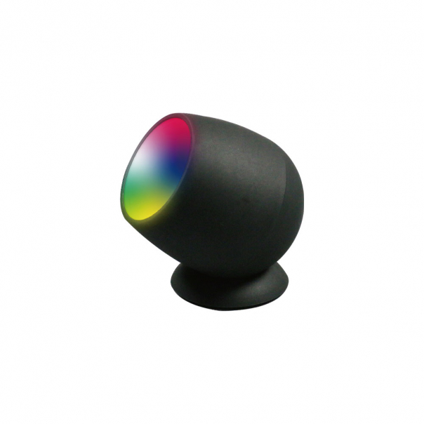 2.2W Lampka LED AMBIANCE WIFI Kompatybilna z Amazon Alexa i Google Home / Barwa: RGB+WW+CW / Czarna - 405851 - V-TAC