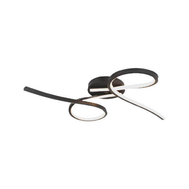 24W Lampa dekoracyjna LED sufitowa / Barwa: 3000K / Kolor: Czarny            - 7004 - V-TAC