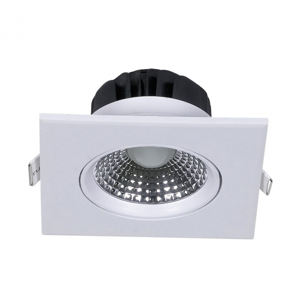 5W Spotlight LED / Barwa: 6400K / Kształt: Kwadratowa              - 7334 - V-TAC