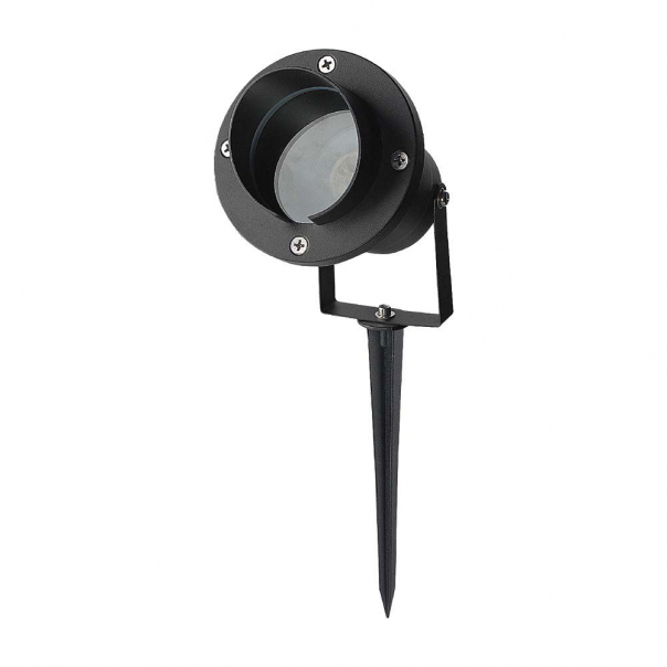 Oprawa ogrodowa SPIKE GU10 wąski kąt / Czarny / IP65 - 7572 - V-TAC