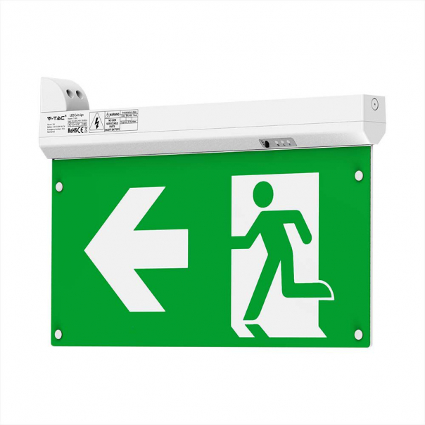2.5W Oprawa Awaryjna LED 4w1 przycisk TEST Sterowanie RF / Barwa:6000K  - 7675 - V-TAC
