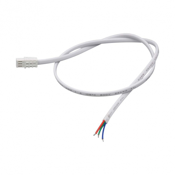 PVC Przewód z wtyczką do Neon Flex (0.5m, 3x0.5mm2) - 7852 - V-TAC