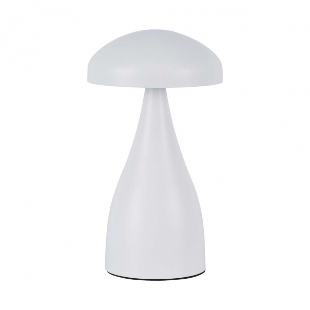 Lampka nocna LED zasilana bateryjnie / Wysokość:22cm / Bateria 1800mAh / Ściemnianie przez dotyk / Barwa:3w1 / Obudowa: Biała - 7896 - V-TAC