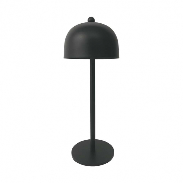 Lampka nocna LED zasilana bateryjnie / Wysokość:30cm / Bateria 1800mAh / Ściemnianie przez dotyk / Barwa:3w1 / Obudowa: Czarna - 7985 - V-TAC