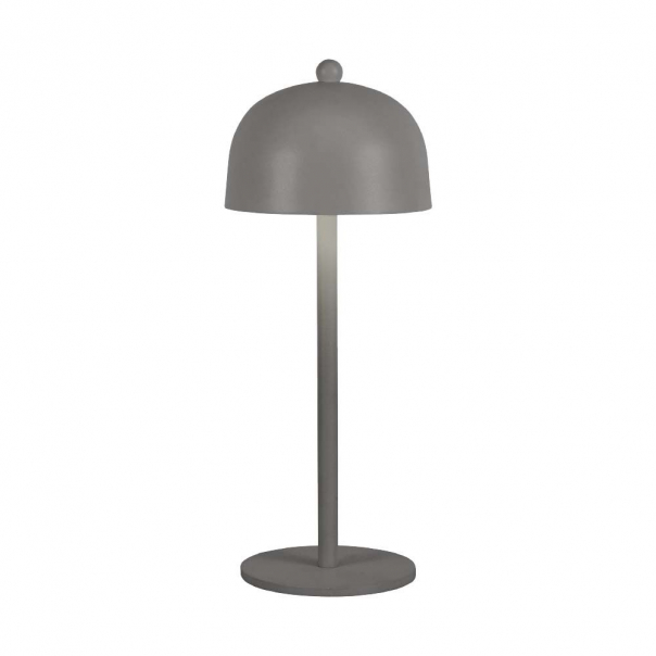 Lampka nocna LED zasilana bateryjnie / Wysokość:30cm / Bateria 1800mAh / Ściemnianie przez dotyk / Barwa:3w1 / Obudowa: Szara - 7987 - V-TAC