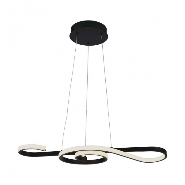 Dekoracyjna Lampa Wisząca LED /  Barwa: 3000K / Obudowa:  Czarna           - 8020 - V-TAC