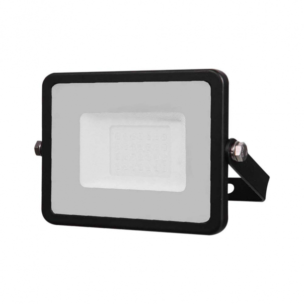 20W Naświetlacz LED SMD / Chip SAMSUNG / Przewód: 1m / Barwa:3000K / Obudowa: Czarna  - 8028 - V-TAC