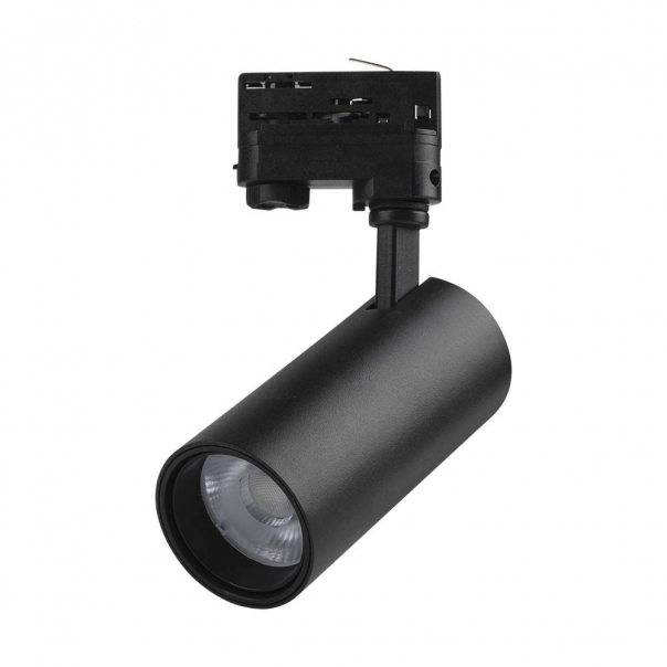 30W COB Lampa LED na szynoprzewód / Barwa: 3w1 / Obudowa: Czarna           - 8078 - V-TAC