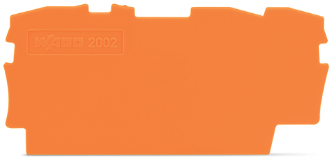 ŚCIANKA KOŃCOWA POMARAŃCZOWA TOPJOBS  - 2002-1392 - WAGO