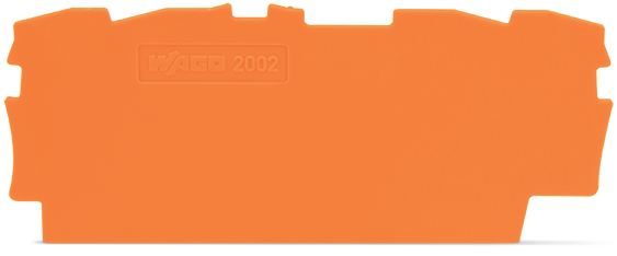 ŚCIANKA KOŃCOWA POMARAŃCZOWA TOPJOBS - 2002-1492 - WAGO