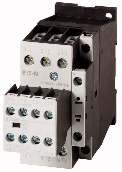 STYCZNIK MOCY 17A AC3 2NO 2NC DILM17-22(230V50HZ 240V60HZ)  - 106364 - EATON
