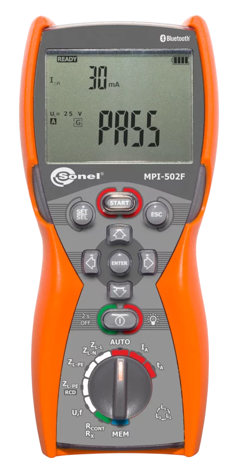 WIELOFUNKCYJNY MIERNIK PARAMETRÓW INSTALACJI ELEKTRYCZNEJ SONEL MPI-502F 30-LECIE SONEL - WMPLMPI502F30 - SONEL