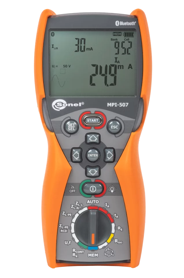 WIELOFUNKCYJNY MIERNIK PARAMETRÓW INSTALACJI ELEKTRYCZNEJ SONEL MPI-507 30-LECIE SONEL - WMPLMPI50730 - SONEL
