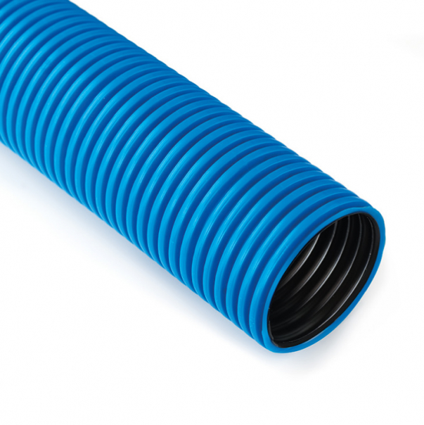 Rura karbowana w kręgach śr.110mm QRK 110/50 FLEX NIEBIESKA 250N - QRK 110/50 FLEX 250N NIEB - QSystems