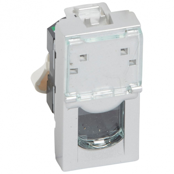 GNIAZDO 1XRJ45 KAT5E UTP ALU MOSAIC - 079451 - LEGRAND