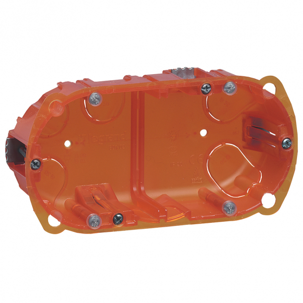 PUSZKA PODWÓJNA DOSTOSWANA DO KAŻDEJ ŚCIANY 50MM AXOLUTE BATIBOX - 080122 - LEGRAND