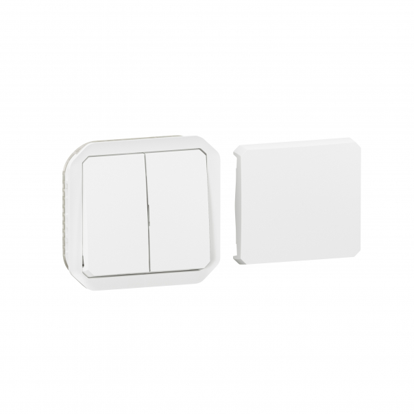 ŁĄCZNIK TYP TRANSFORMER MECHANIZM 10 AX - 250 V~ BIAŁY PLEXO - 069618L - LEGRAND