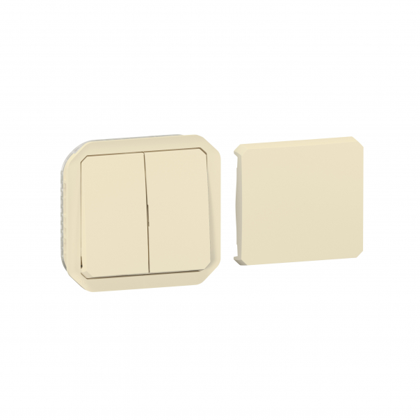 ŁĄCZNIK TYP TRANSFORMER MECHANIZM 10 AX - 250 V~ PIASKOWY PLEXO - 069809L - LEGRAND