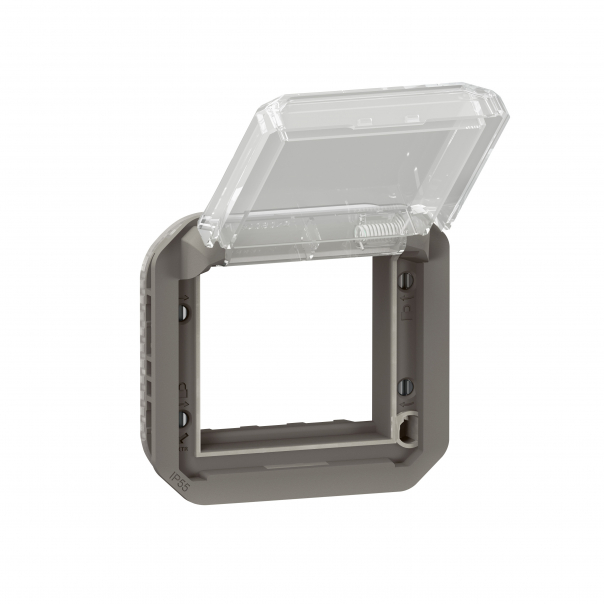 ADAPTER ARTEOR/MOSAIC Z PRZEZRO. KLAPKĄ MECH. 70,5X70,5MM ANTRACYT PLEXO - 069880L - LEGRAND