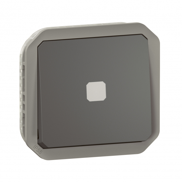 ŁĄCZNIK CZASOWY PODŚWIETLANY MECHANIZM ANTRACYT PLEXO - 069804L - LEGRAND
