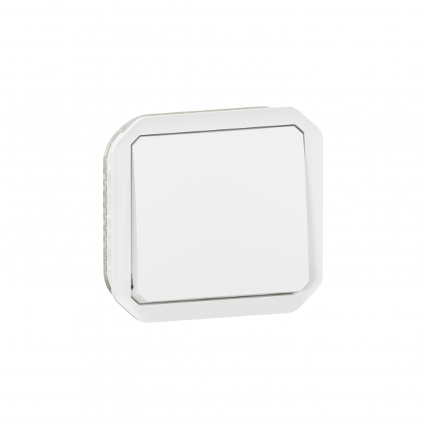 ŁĄCZNIK SCHODOWY MECHANIZM 10AX - 250 V~ BIAŁY PLEXO - 069611L - LEGRAND